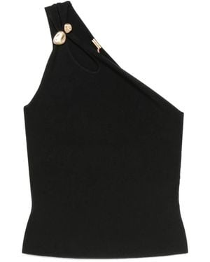 Cult Gaia Anouk Knit Top - Black