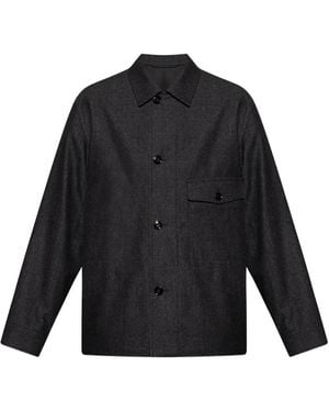 Lemaire Buttoned Pocket Jacket - Blue