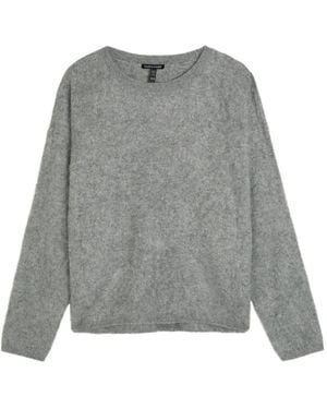 Eileen Fisher Jersey Con Cuello Redondo - Gris