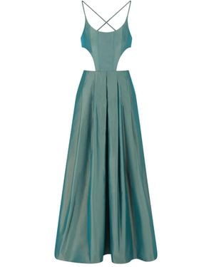 Emporio Armani Abito Con Dettaglio Cut-Out - Verde