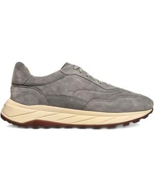 Henderson Sharks Suede Lace-Up Trainers - Grey