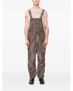 The Viridi-anne Object Dyed Overalls - Brown