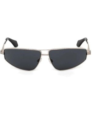 Palm Angels Geometric-Frame Sunglasses - Grey
