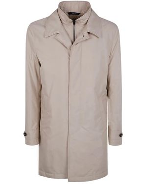 Fay High-Neck Zip-Fastening Jacket - Grey
