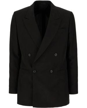 Reveres 1949 Double-Breasted Blazer - Black