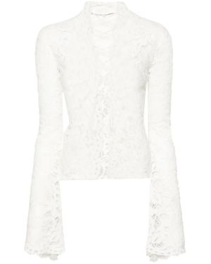 MANURI Sally Lace Bouse - White