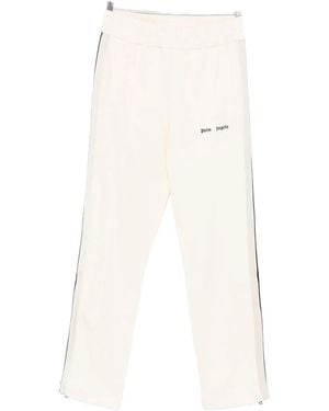 Palm Angels Side-Stripe Track Trousers - White