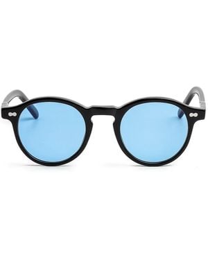Moscot Round-Frame Sunglasses - Blue