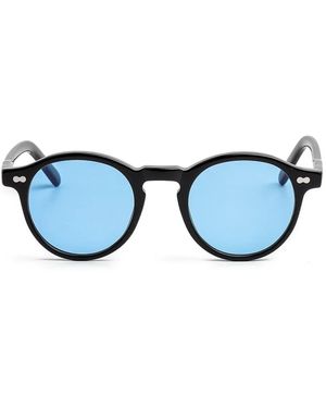 Moscot Round-Frame Sunglasses - Blue