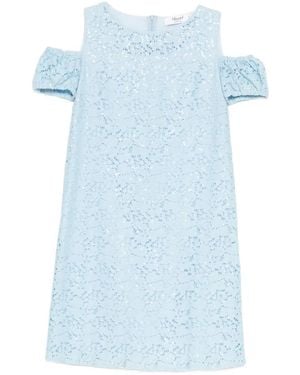 Blumarine Sequin-Embellished Dress - Blue