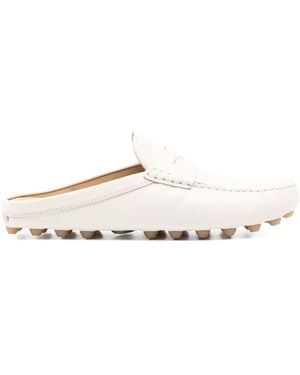 Tod's レザー スリッポン - ホワイト