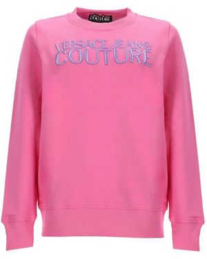 Versace Jeans Couture Logo Sweater - Pink