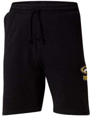 PUMA Og Logo-Detail Shorts - Black