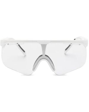 Alba Optics Sonnenbrille Mit Geometrischem Gestell - Weiß