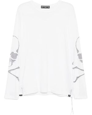 MASTERMIND WORLD Skull-Print T-Shirt - White