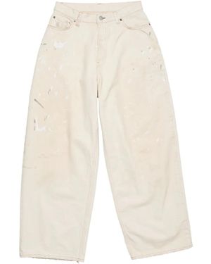 Acne Studios 2023 Logo-Patch Jeans - White