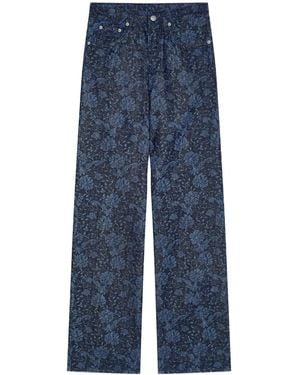 レディース*DRIES VAN NOTEN*ペイズリー ワイドレッグジーンズ レディース*DRIES VAN NOTEN*ペイズリー ワイドレッグジーンズ