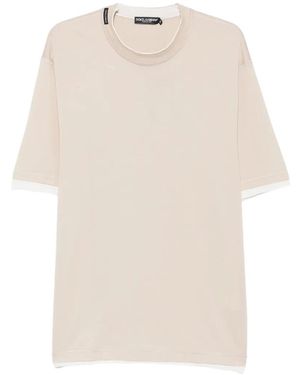 Dolce & Gabbana Layered-Effect T-Shirt - White