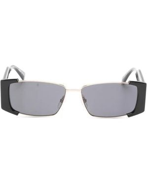 Moschino Rectangle-Frame Sunglasses - White