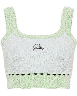 Gcds クロップド トップ - グリーン