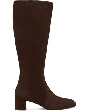 Stuart Weitzman Maeve Zip Boot - Brown