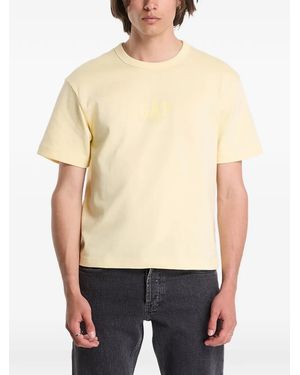 Gap Logo-Print Short-Sleeve T-Shirt - Natural