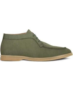 Bruno Magli Leather Lace-Up Boots - Green