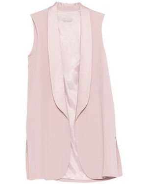 Antonelli Shawl-Collar Gilet - Pink