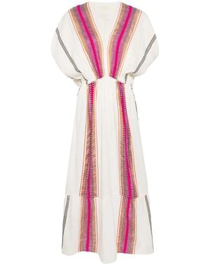 lemlem Leila Cotton-Blend Maxi Dress - Pink