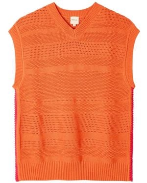 Paul Smith Pullover Mit V-Ausschnitt - Orange