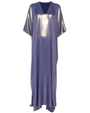 Stephan Janson V-Neck Maxi Dress - Blue