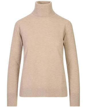 Max Mara Pullover Mit Ellenbogen-Patch - Natur
