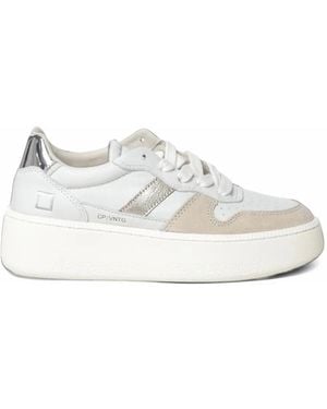 Date Court Platform Trainers - White