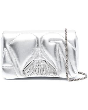 McQueen Mini The Seal Schultertasche - Mettallic