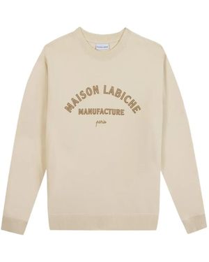 Maison Labiche Logo-Embroidered Sweatshirt - Blanco