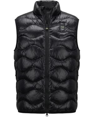 Blauer Danny Quilted Gilet - Black