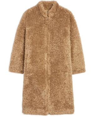 Apparis Jude Bouclette Coat - Natural
