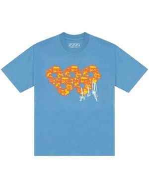 DENIM TEARS X Offset Set It Off #4 T-Shirt - Blue