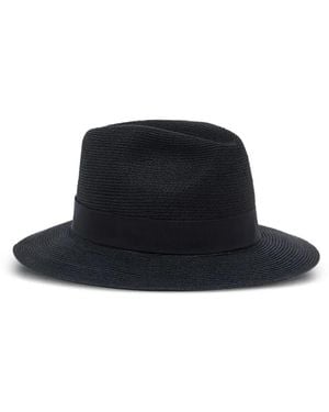 Giorgio Armani Fedora Con Nastro - Nero