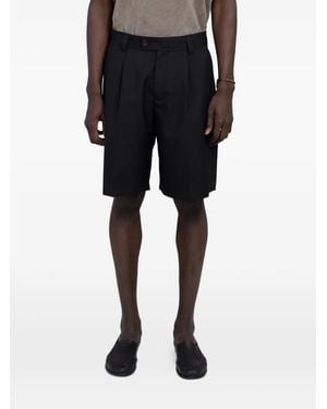 mfpen Short À Design Plissé - Black
