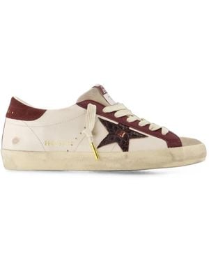 Golden Goose Super Star Trainers - Natural