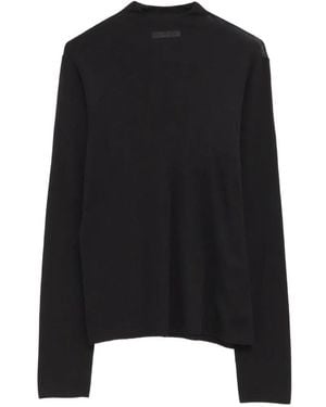 The Row Long-Sleeve Top - Black