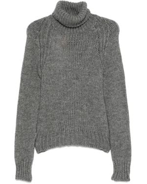 N°21 Cutout Turtleneck - Grey