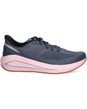Under Armour Perforated-Detail Lace-Up Sneakers - Blue