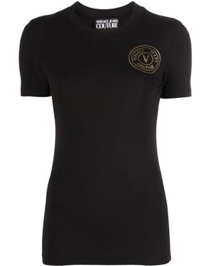 Versace Jeans Couture ロゴ Tシャツ - ブラック