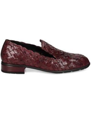 Pons Quintana Woven Leather Loafers - Purple