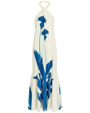 ANDRES OTALORA Viver Contigo Maxi Dress - Blue
