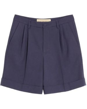 Valentino Garavani Bermudas Mit Umschlag - Blau