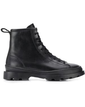 Camper Brutus Leather Boots - Black