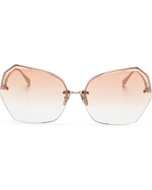 Linda Farrow Lila Sunglasses - Pink